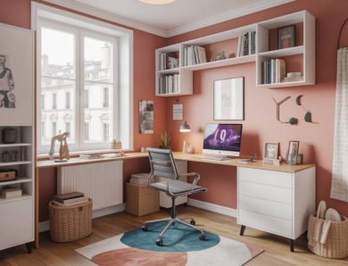 Aménager un coin bureau fonctionnel et stylé dans un petit espace