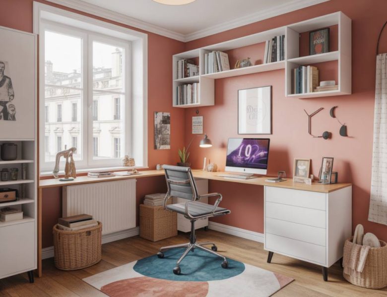 Aménager un coin bureau fonctionnel et stylé dans un petit espace